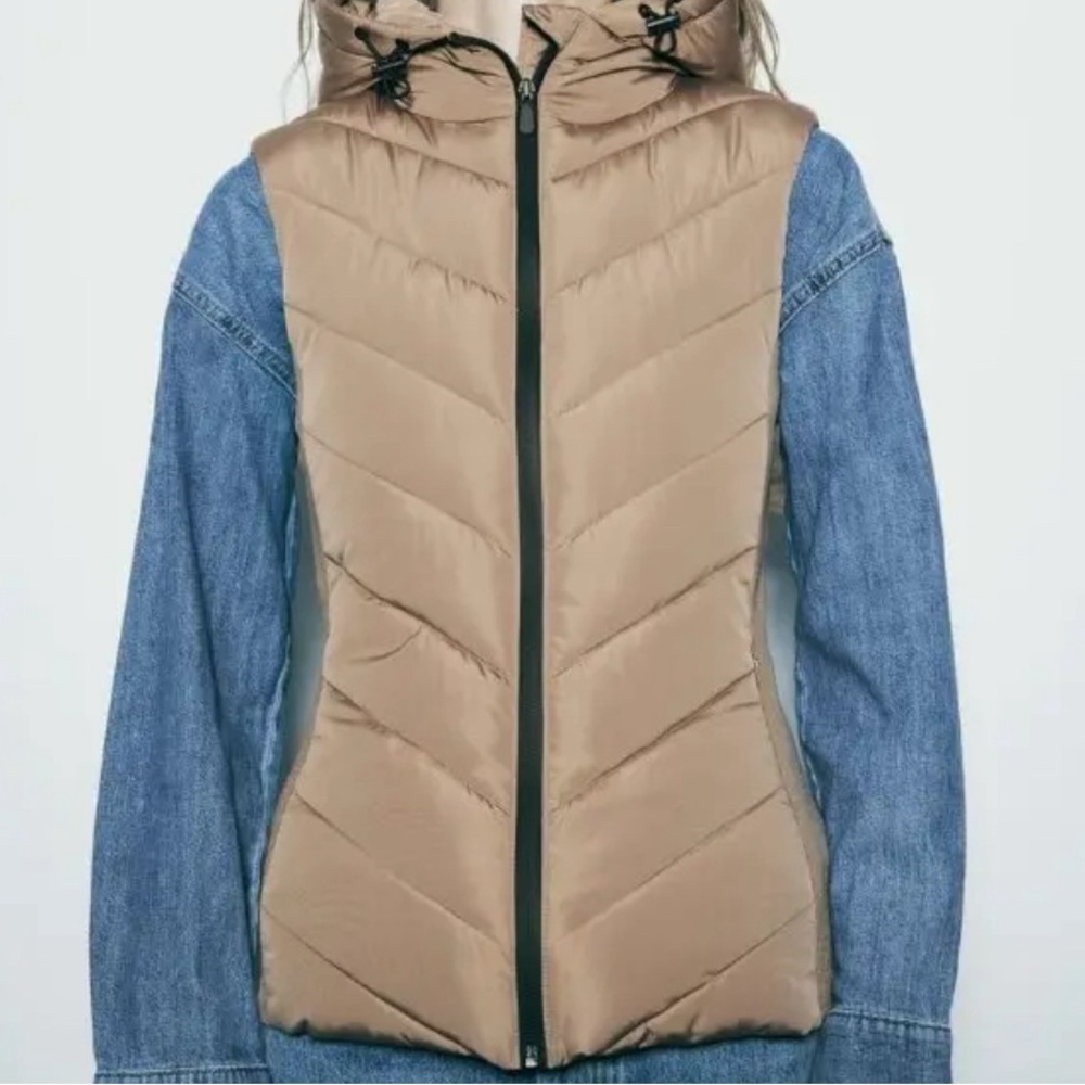 ZARA FITTED PUFFER VEST